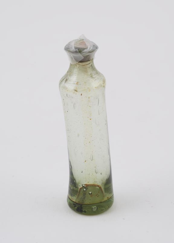 Glass bottle, possibly 19th century