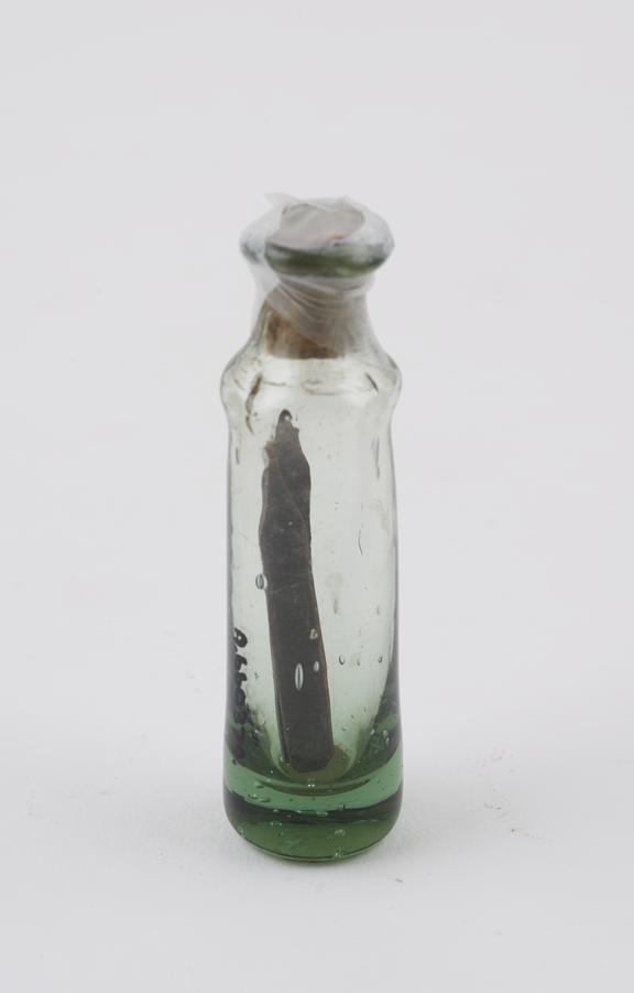 Glass bottle, possibly 19th century