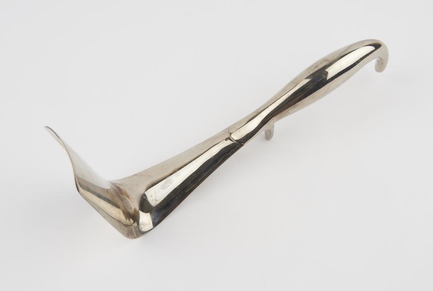 Doyen's retractor, nickel-plated, by E. Haran, French, 1890-1930