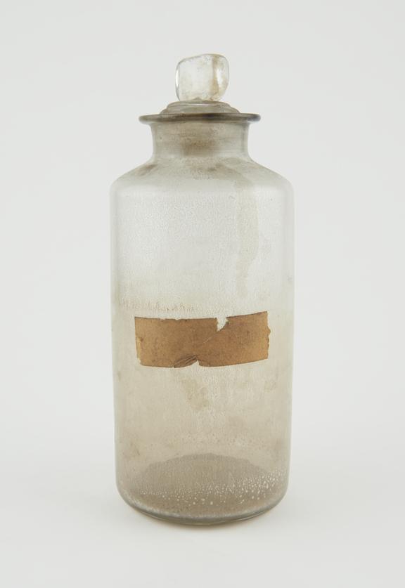 Clear glass bottle | Science Museum Group Collection