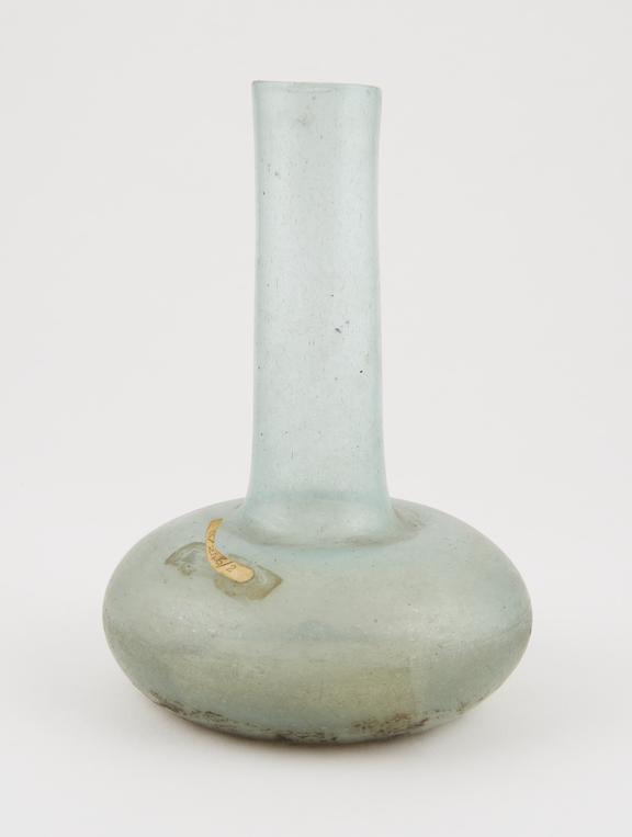 Glass flask, possibly pharmaceutical