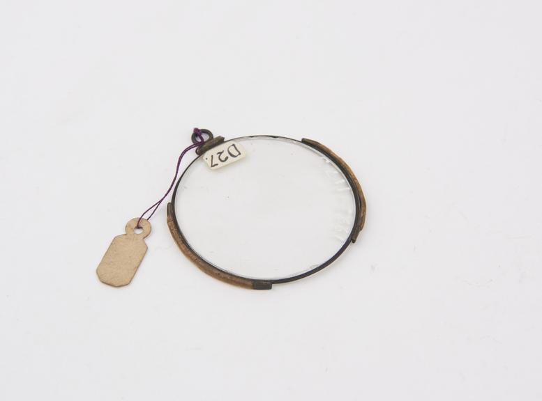 Monocle Glass (c.1850-60), steel frame, cork grip