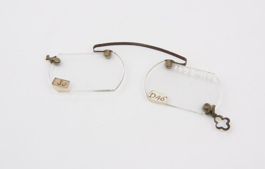 Double Glasses (c.1880), rimless, rectangular lenses