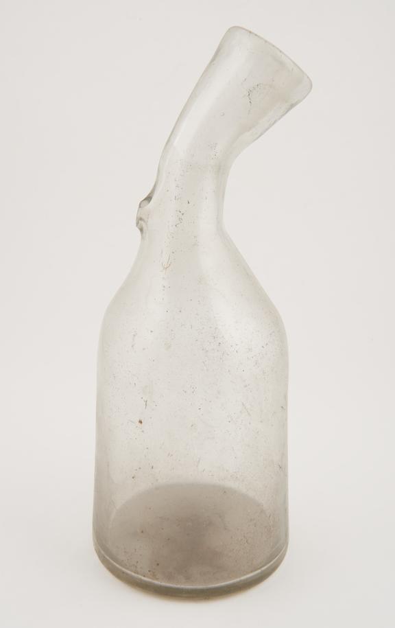glass flask, one of eight, possibly pharmaceutical