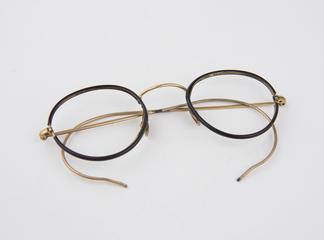 Pair of metal round rimmed spectacle frames