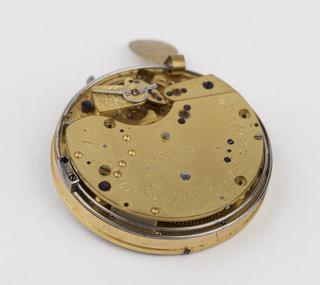Movement of 19th century minute-repeater watch by A.E. Skinner