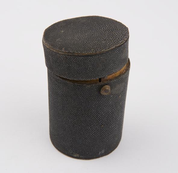 Dark grey fishskin case for spyglass telescope