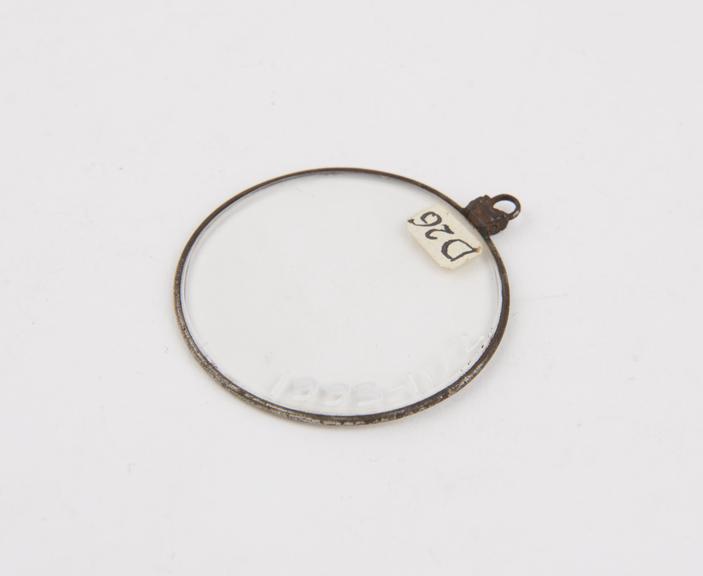 Monocle Glass (c.1830-40), steel frame