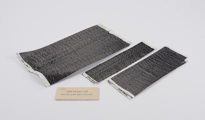 3 Woven Tapes Made of Carbon Fibre