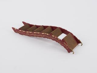 Detachable hand painted ladder from Dutton Reading lodge caravan, model