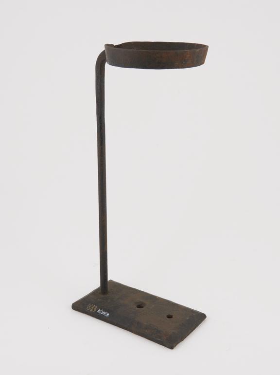 Stand for portable disinfector, Japanned iron, C19