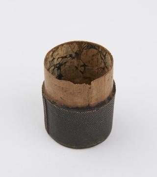 Fishskin case  for miniature spyglass telescope