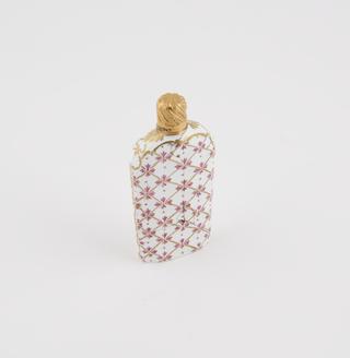 Porcelain perfume bottle, French, 18th century