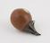 Perfume bottle, made from a gourd, with globular body