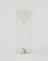 Bottle, clear glass, unlabelled, with cap