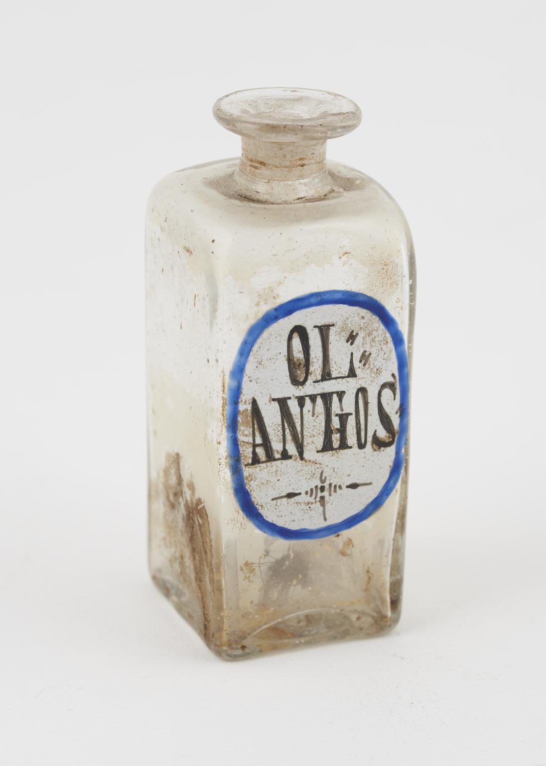 Two bottles with painted inscriptions | Science Museum Group Collection