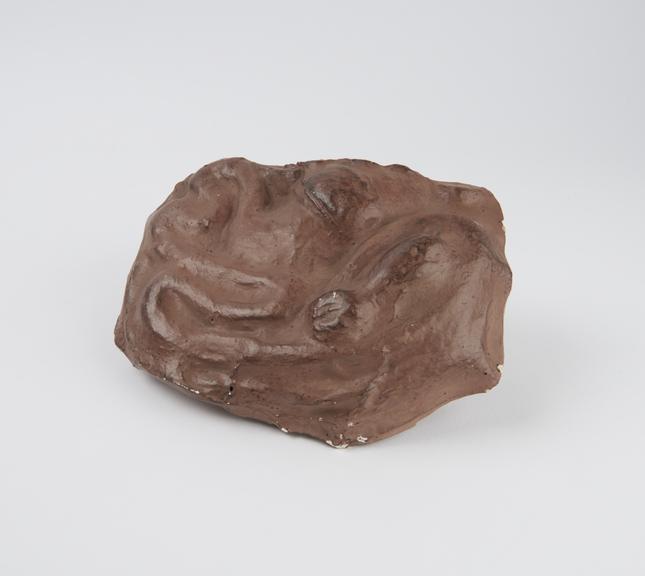 Cast of votive viscera, plaster, English, 1900-1936