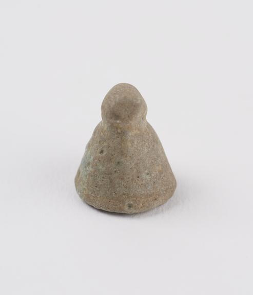 Grey cone earplug with spheroid at vertex