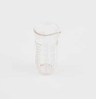 Glass measuring cylinder, graduated