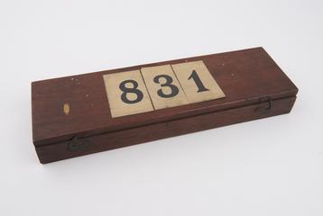 Case for camera lucida, English, 1840-1860.