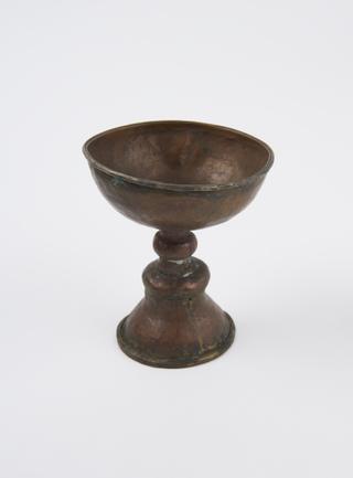 Simple copper drinking cup