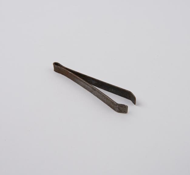 Pair of depilatory tweezers, iron, from Cairo, Egypt, 1800-1910