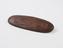 Oval hardwood tablet decorated with circular & parallel