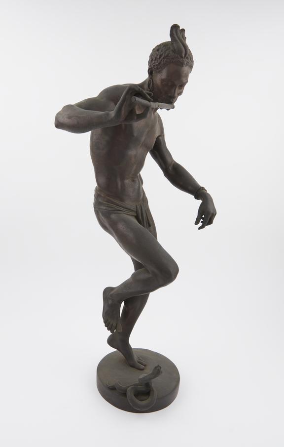 Late 19th or early 20th century French bronze statue of African