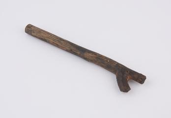Forked stick, wooden