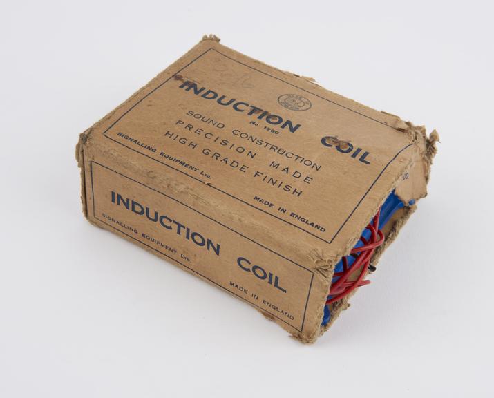 Miniature induction coil, circa 1950