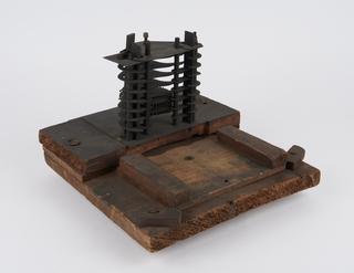 Trial piece - two gear wheels and frame