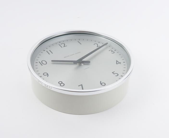 9-inch wall clock (School/3/P) by English Clock Systems, London