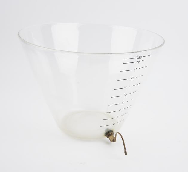 Glass bowl in the shape of an ancient Egyptian water-clock