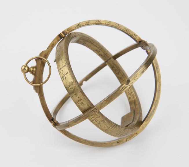 Astronomical circles, brass, 1601-1700