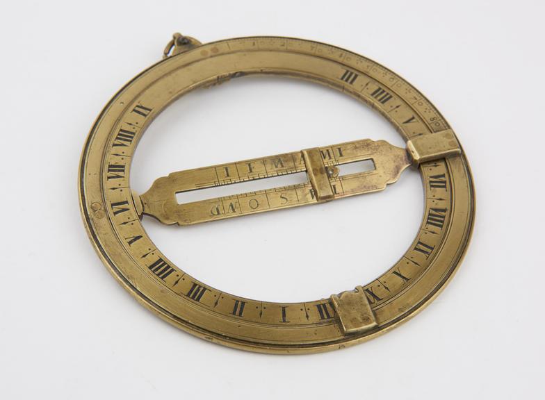 Universal ring dial, unnamed, 4 1/2, brass'