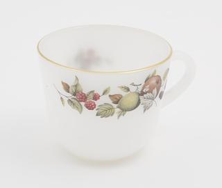 Teacup made by automatic pressing