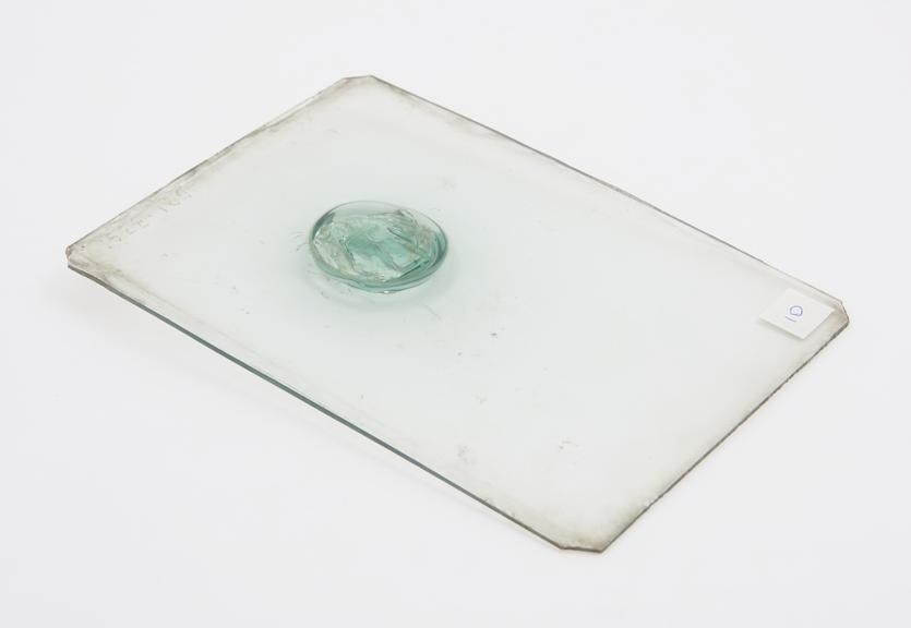 Part of a group of 20 specimens of ancient and modern glass