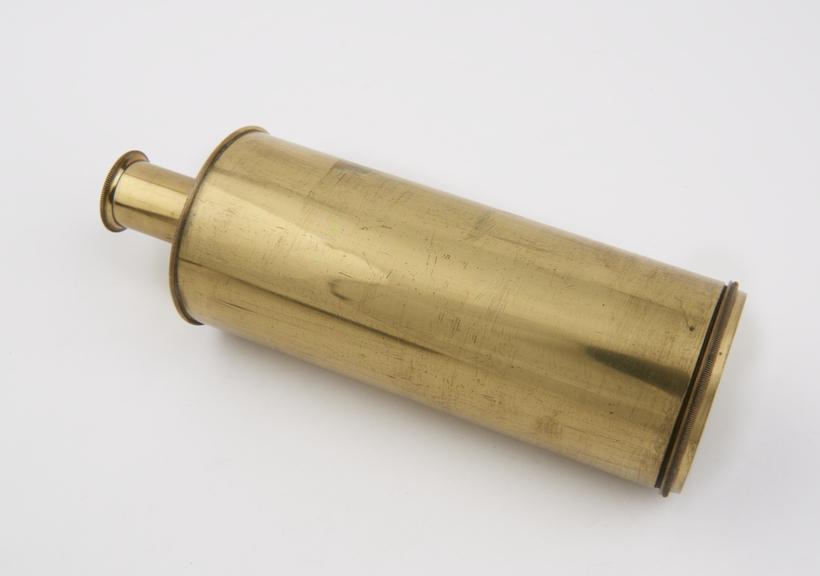 Brass Field type chromascope fitted with inward pointing cone