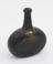 One of eight early wine bottles, flagon shape with flat sides