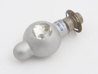 Silver electric lamp