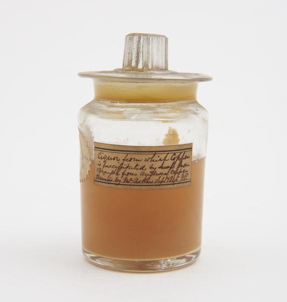 Liquor from which copper is precipitated by scrap-iron