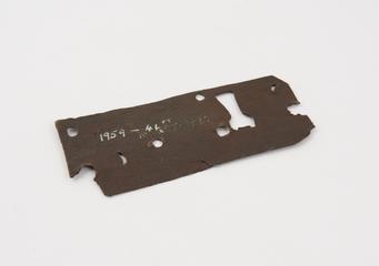Metal plate for lock