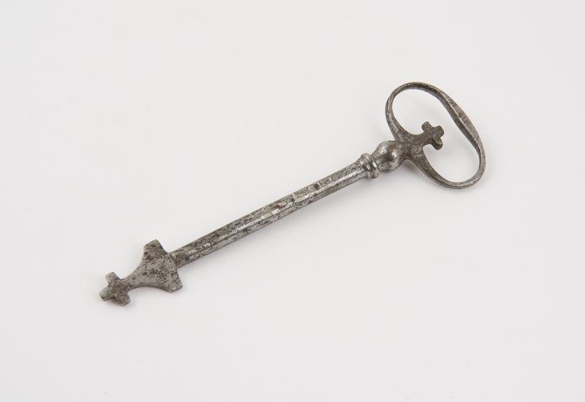 Key, French, 17th Century, wrought-iron