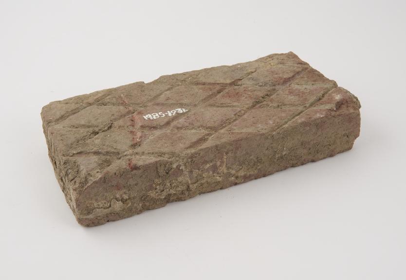 Tile from Llandersant Brickworks, Anglesey, Gwynedd