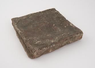 Romano-British red clay paving tile