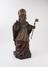 Statue of Saint Cornelius, wood, French, 19th century