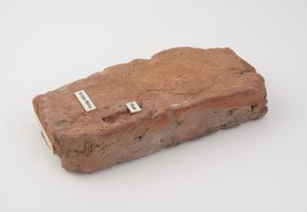 A brick from a 16th century wall (Mytongate excavation 1975)