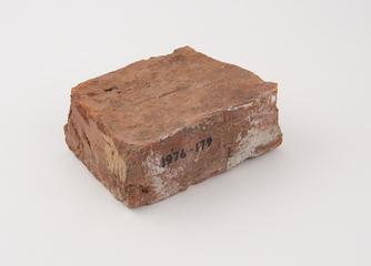 Brick from an 18th century basement floor