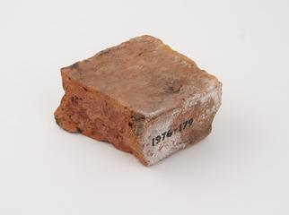 Brick from an 18th century basement floor