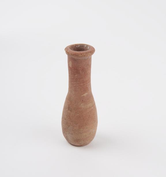 Earthenware flask, Egyptian, New Kingdom, 1580-1350BC